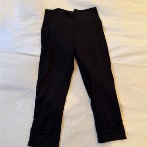 lululemon athletica Cropped Black Leggings